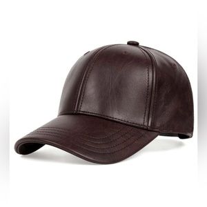 Pu Leather Baseball Cap